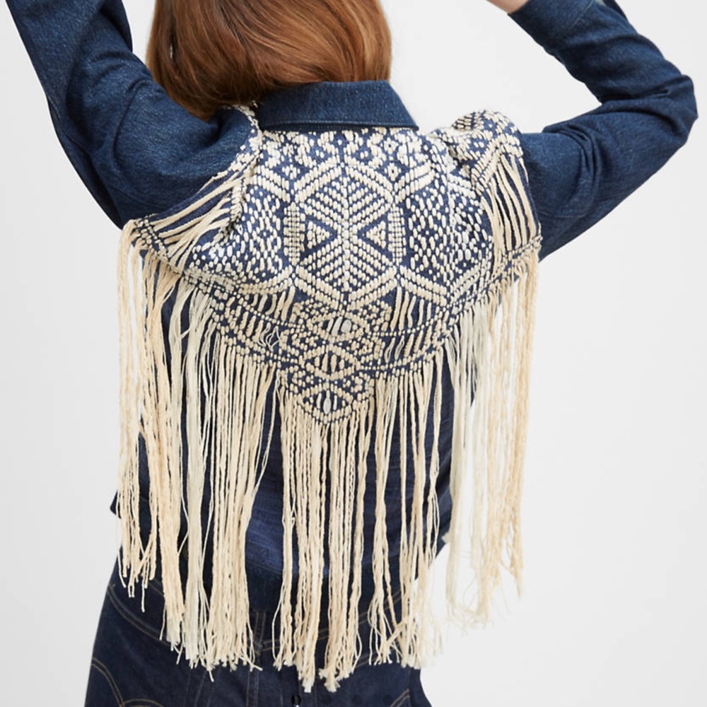 LEVI’S French Fringe Trucker Jacket